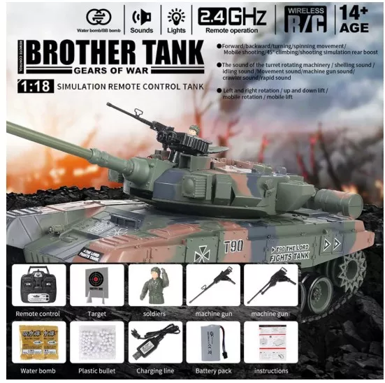 TANK T90 Russian 1/18