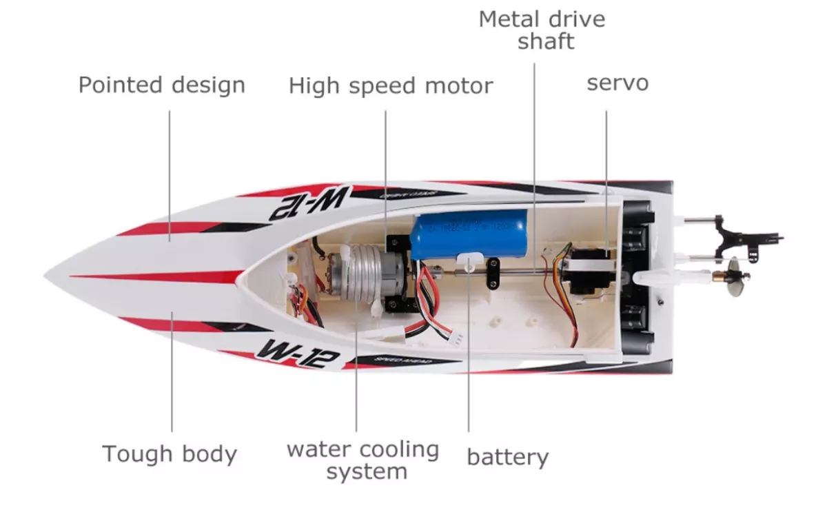 Wltoys WL912 Rc boat 35Km/H